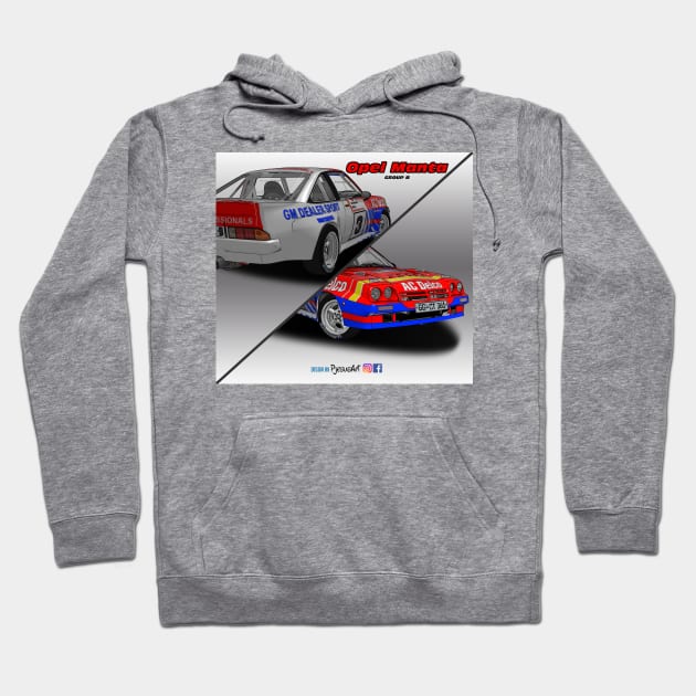 Opel Manta Group B C. Mcrae Hoodie by PjesusArt